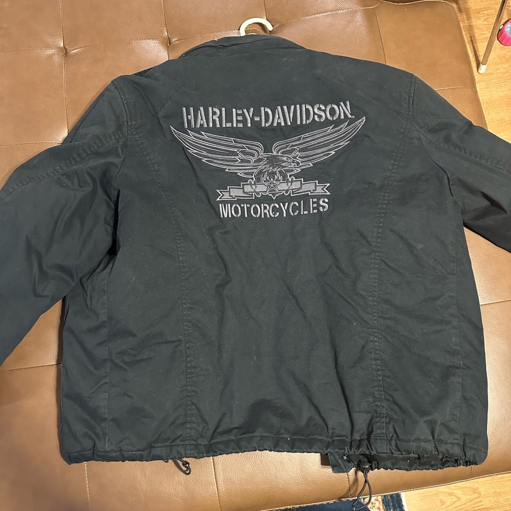 Harley-Davidson Black Lightweight Winged Logo Jacket